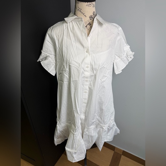 J. Crew Dresses & Skirts - J.Crew Amelia shirtdress in cotton poplin NWT Size M